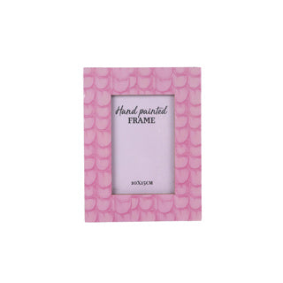 Fotorahmen Masie Pink (10x15) 16x21.5x1cm Holz Emaille