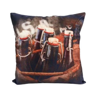 Kissenflaschen Samt 40 x 40 cm