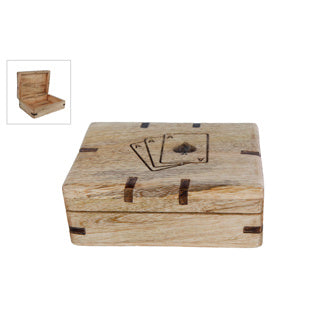 Boxkarten zum Spielen von Karten Mango 12x9x4cm