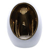 Teelichthalter Pims Gold Weißer Earthw 9,5x9.5 x12,5 cm