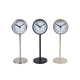 Uhr Rikki 3 sortiertes Metall 8x8x23cm ohne Batterie | 2 Stk
