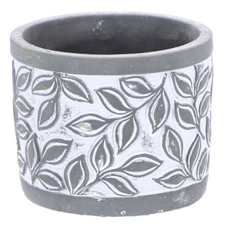 Pot Olea Zylindergrau 11 cm