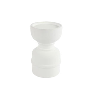 Candlestick Alfredo White 15,5 cm