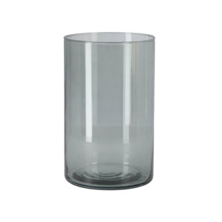 Imp Vase Levi Zylinder dunkelgrau transport. H21 D14