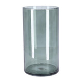 Vase Levi Zylinder dunkelgrau transport. H30 D16 - afbeelding 1