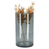 Vase Levi Zylinder dunkelgrau transport. H30 D16