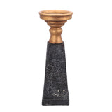 PTMD Candlestick Laya Gold-Black 34 cm - afbeelding 1