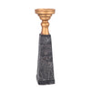 PTMD Candlestick Laya Gold-Schwarz 45 cm