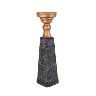 PTMD Candlestick Laya Gold-Schwarz 45 cm