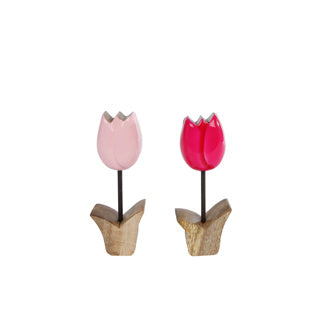 Skulptur Bloem Tulp S 2 Assorti
