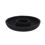 Kerzenhalter Aluminium Black 13,5x13,5x2,5 cm - afbeelding 1