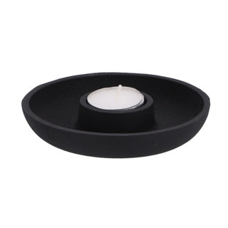 Kerzenhalter Aluminium Black 13,5x13,5x2,5 cm