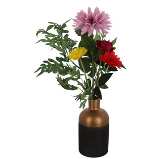 Countryfield Flasche Vase Madelons schwarzer Kupfer 26 cm