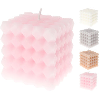 Kerzenplatz 6x6cm 4 Assorti