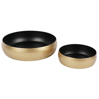 Skalierung Gold Matt Black 14,5 cm 2 Assorti -Set von 2