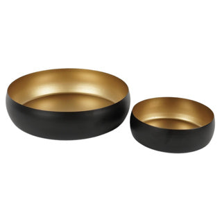 Skalierung Gold Matt Black 14,5 cm 2 Assorti -Set von 2