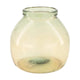 Vase recyceltes Glas Ø21x20 cm Beige