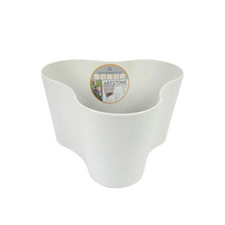 Artstone Pot Claire 26 cm Weiß