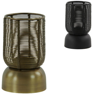 Teelichthalter Metall 15 cm 2 Assorti