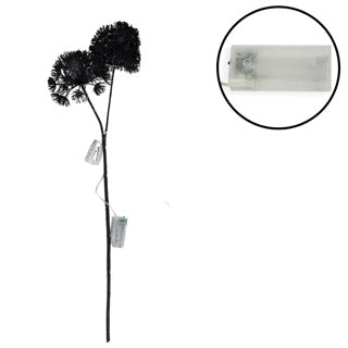Art Flower Heracleum Countryfield führte Black 75 cm