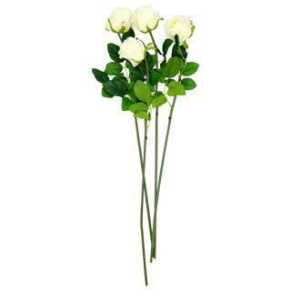 Künstliche Blume Rosenzweig Creme 56 cm