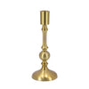 Candlestick Aluminium Gold 9x9x23,5 cm