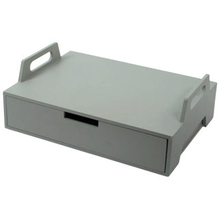 Gusta Gusta Holzlaptop Tabelle 41x30x14,5 cm grün grau