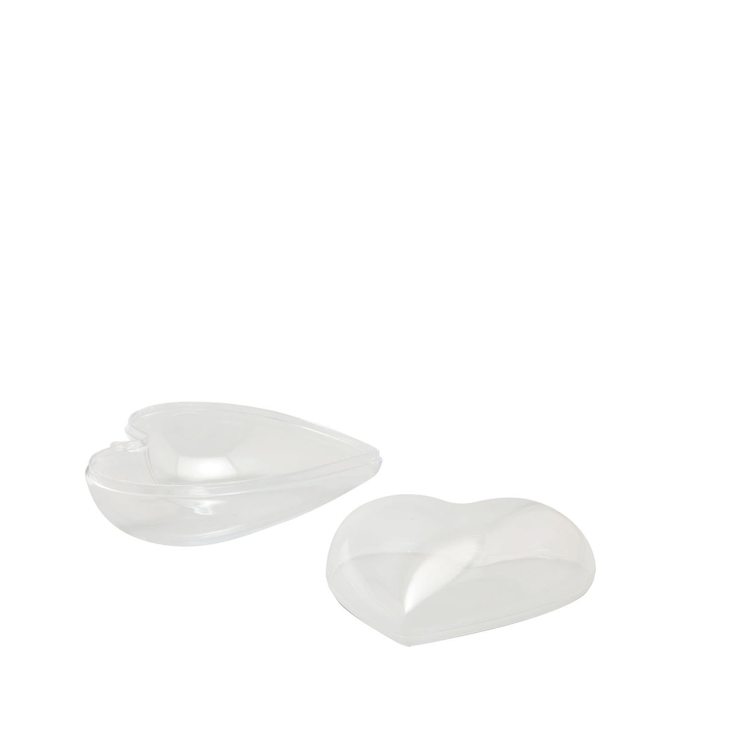 Vaessen creative • Kunststoffherz 2-teilig vorverpackt 8cm