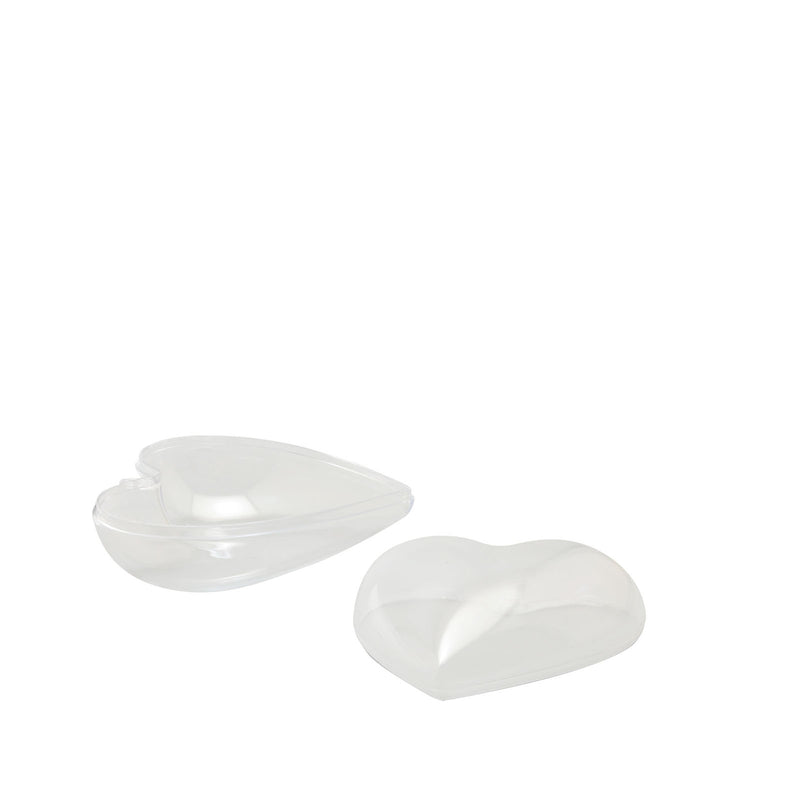 Vaessen creative • Kunststoffherz 2-teilig vorverpackt 8cm