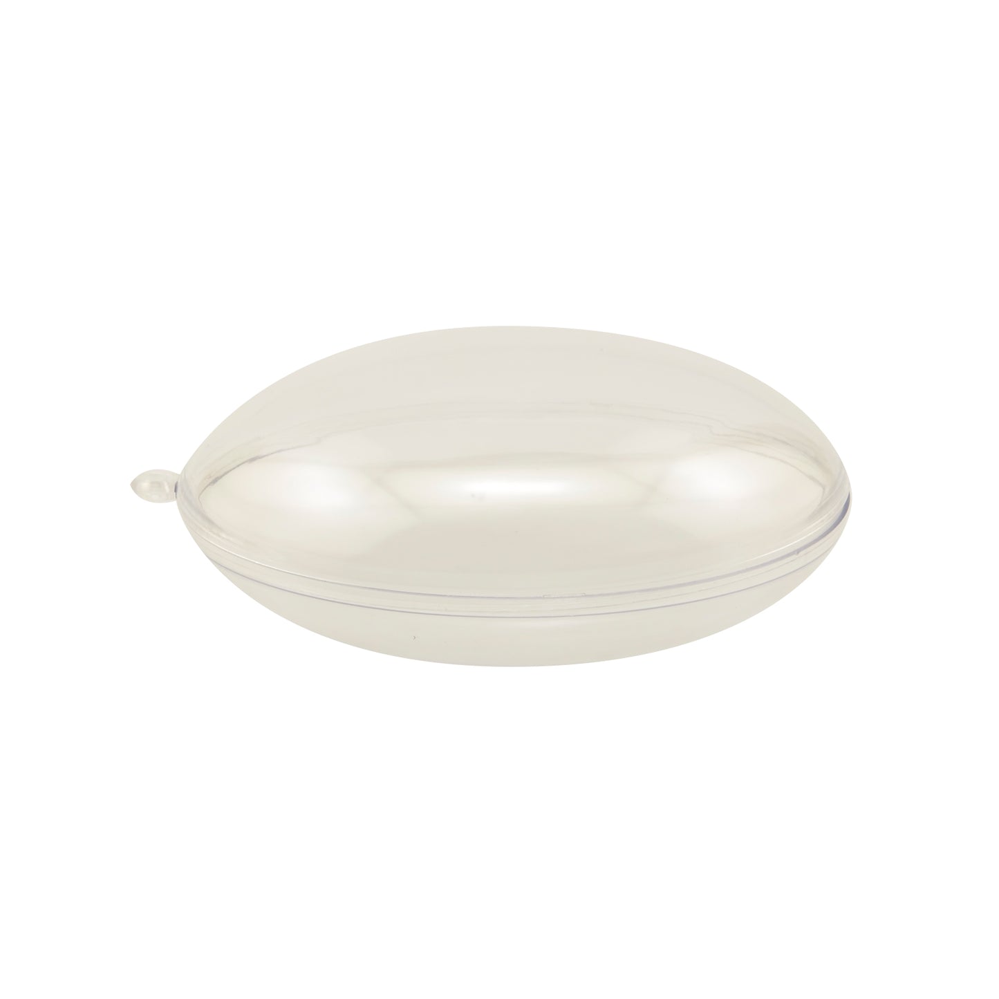 Vaessen creative • Kunststoffkugel flach 2-teilig vorverpackt 9 cm