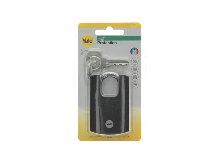 Yale 1065204 – Vorhängeschloss 40 mm Chrom hoch | 3 Stück