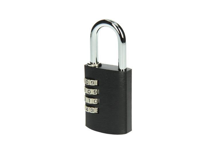 Yale 1065059 – Vorhängeschloss 38 mm Aluminium schwarz Standard | 3 Stück