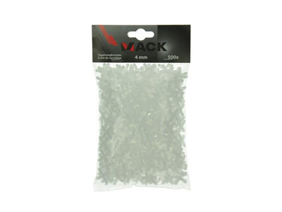 Mack 1066056 – Fliesenfugenabstandshalter 4 mm 500 Stück | 5 Stück