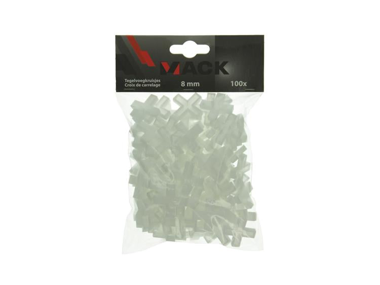 Mack 1066058 – Fliesenfugenabstandshalter 8 mm 100 Stück | 5 Stück