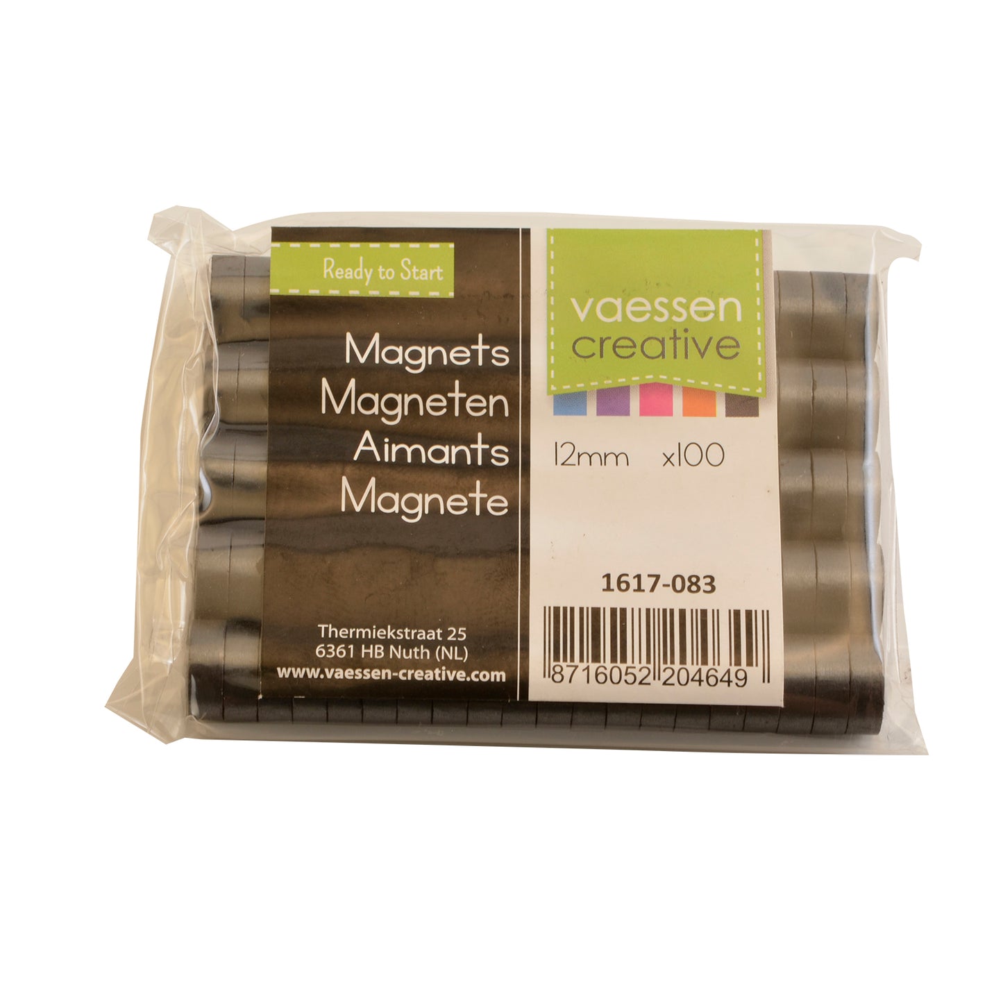Vaessen creative • Magnete ø12mmx4mm 100 Stück