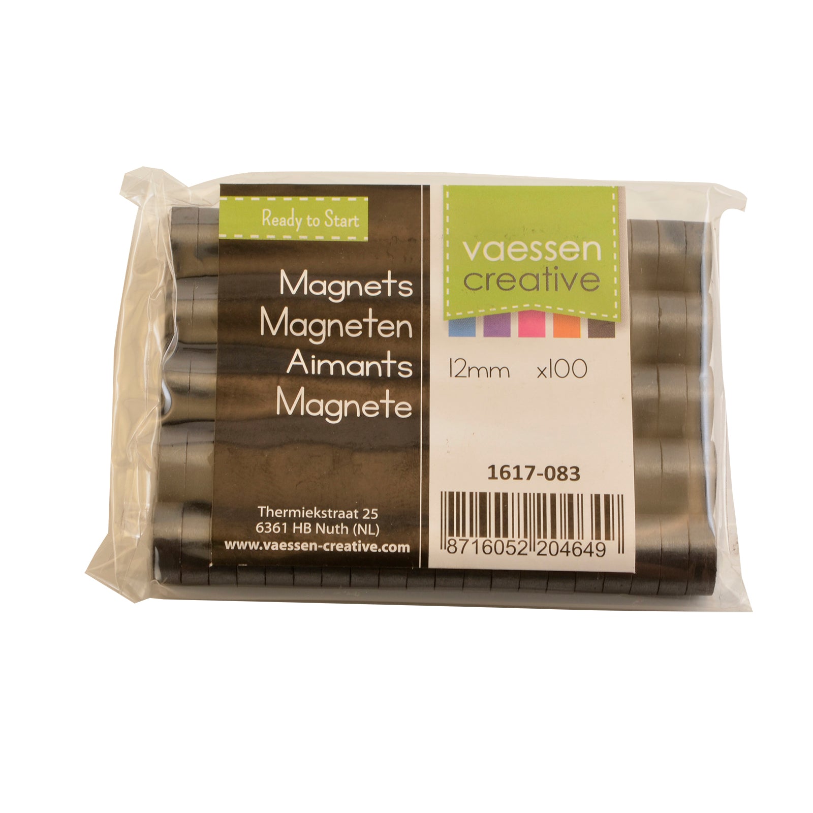Vaessen creative • Magnete ø12mmx4mm 100 Stück
