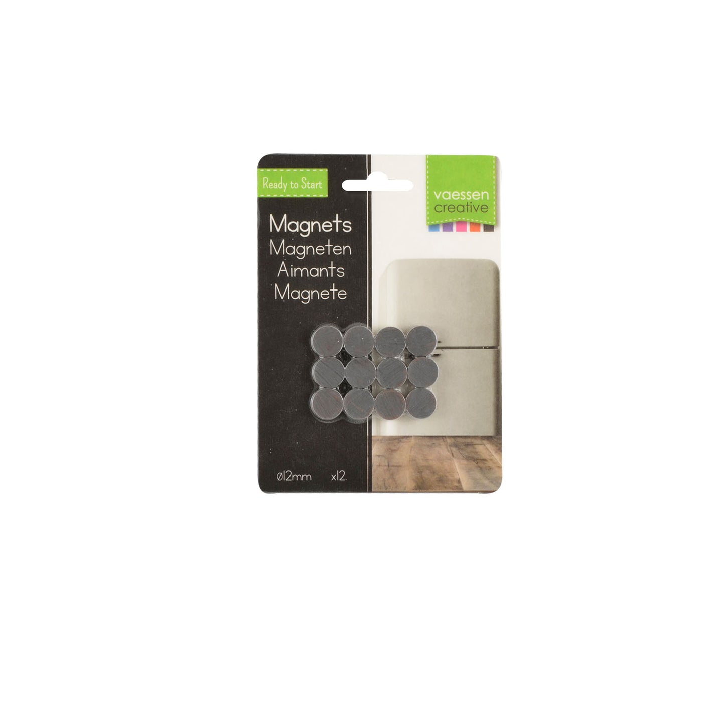 Vaessen creative • Magnete ø12mmx4mm 12 Stück