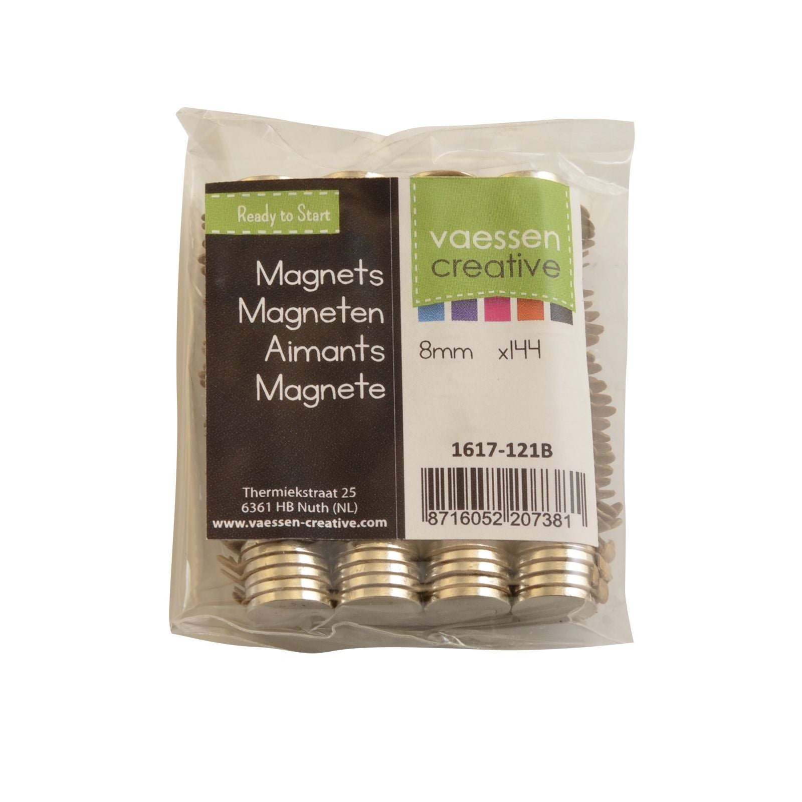 Vaessen creative • magnete ni35 superstark ø8x1mm 144 stück