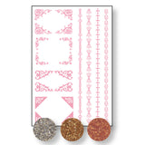 Vaessen creative • Transfer + 3x Glitzerrahmen - afbeelding 2