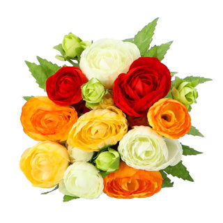 Kunstbouquet Ranonkel Oranje