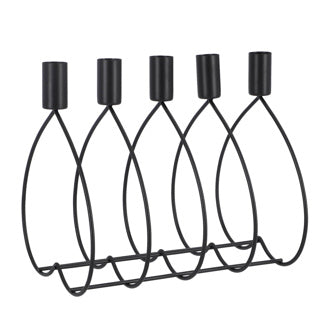 Senza Candlestick mit 5 Inhabern 22 cm
