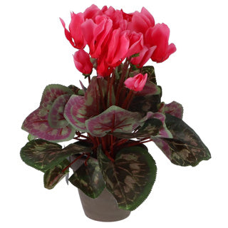 Künstliche Pflanze Cyclamen Pink im Topf