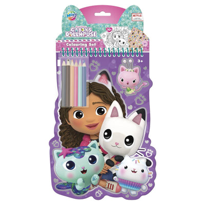 Moxy Gabby's Dollhouse Malblock in Form – 20 Blatt