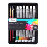 Aquarellfarbe mit Accessoires, 16dlg. - afbeelding 2
