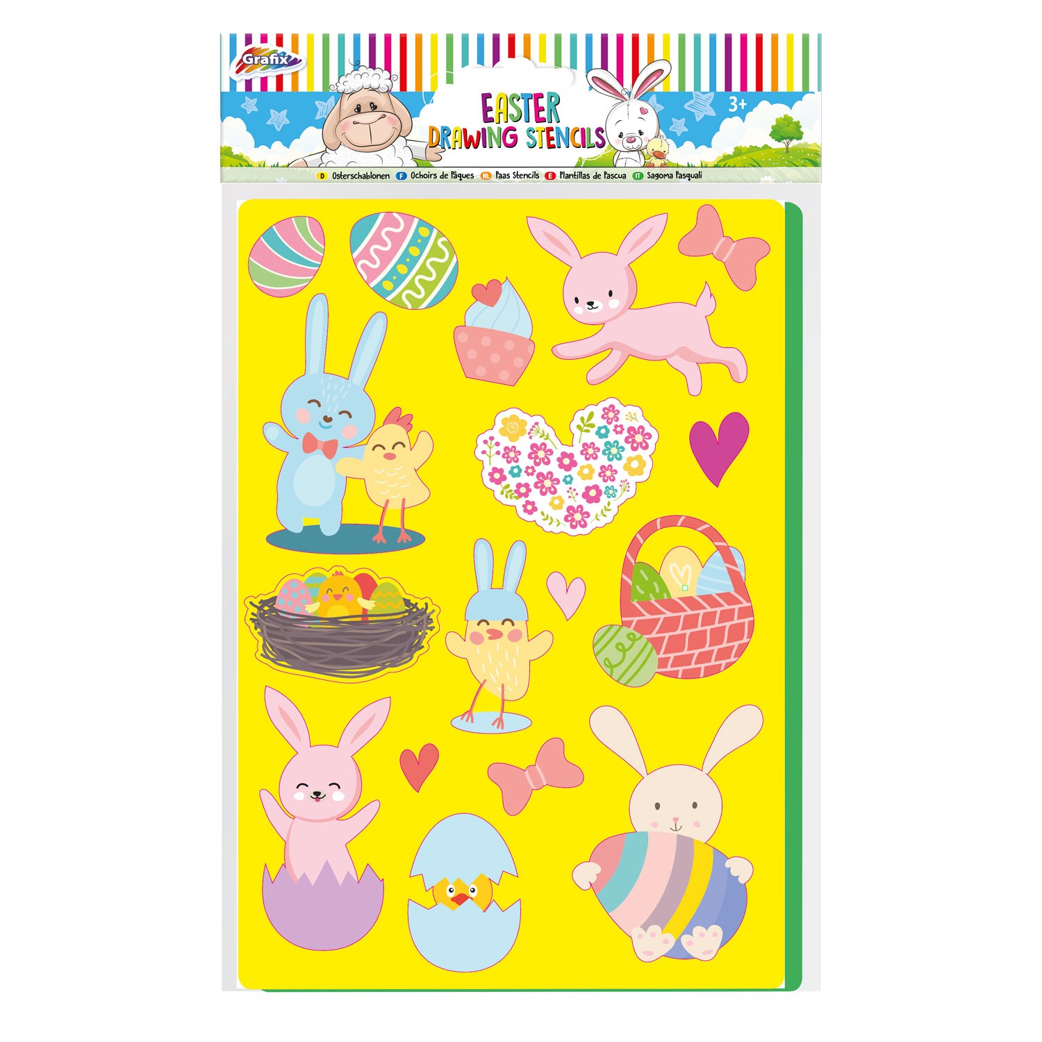 Kreative Handwerksgruppe Zeichnen Schablonen Ostern