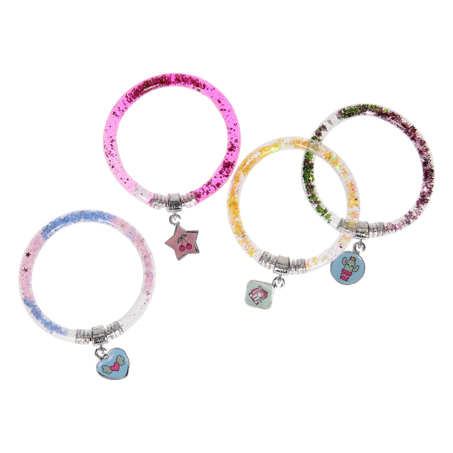 Kreative Handwerksgruppe Glitzer -Wasserarmbänder machen