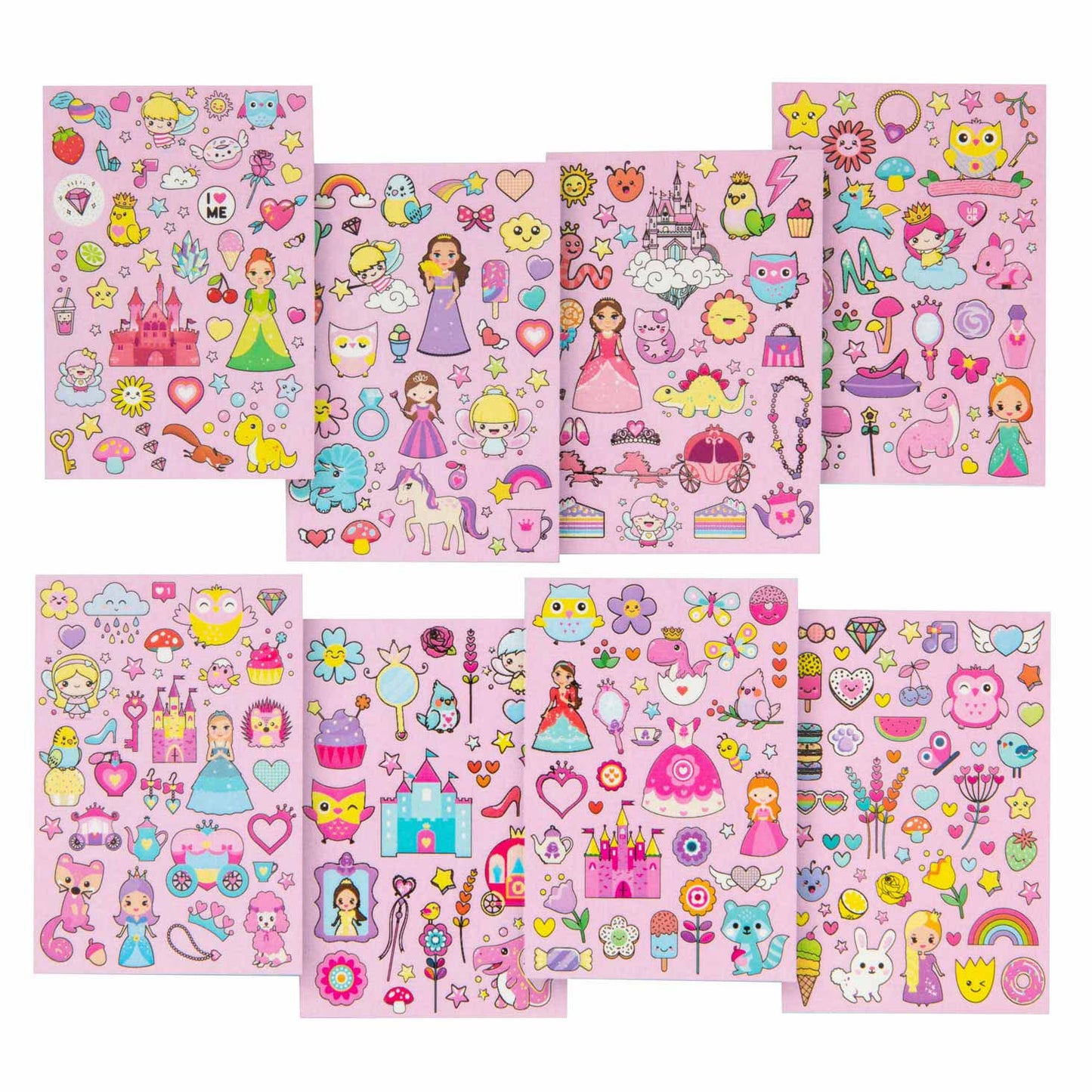 Kreative Handwerksgruppe Glitter Stickerbook A5 Pink