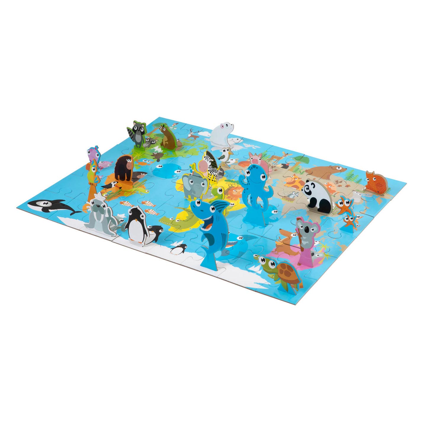 3D -Puzzle -Tiere der Welt (40x50 cm)