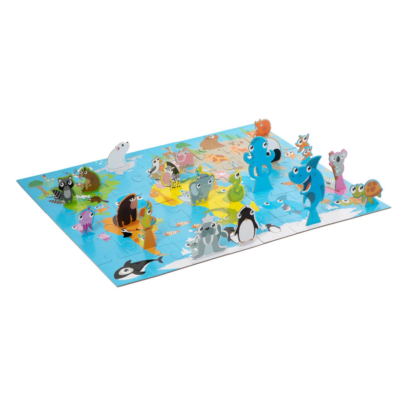 3D -Puzzle -Tiere der Welt (40x50 cm)