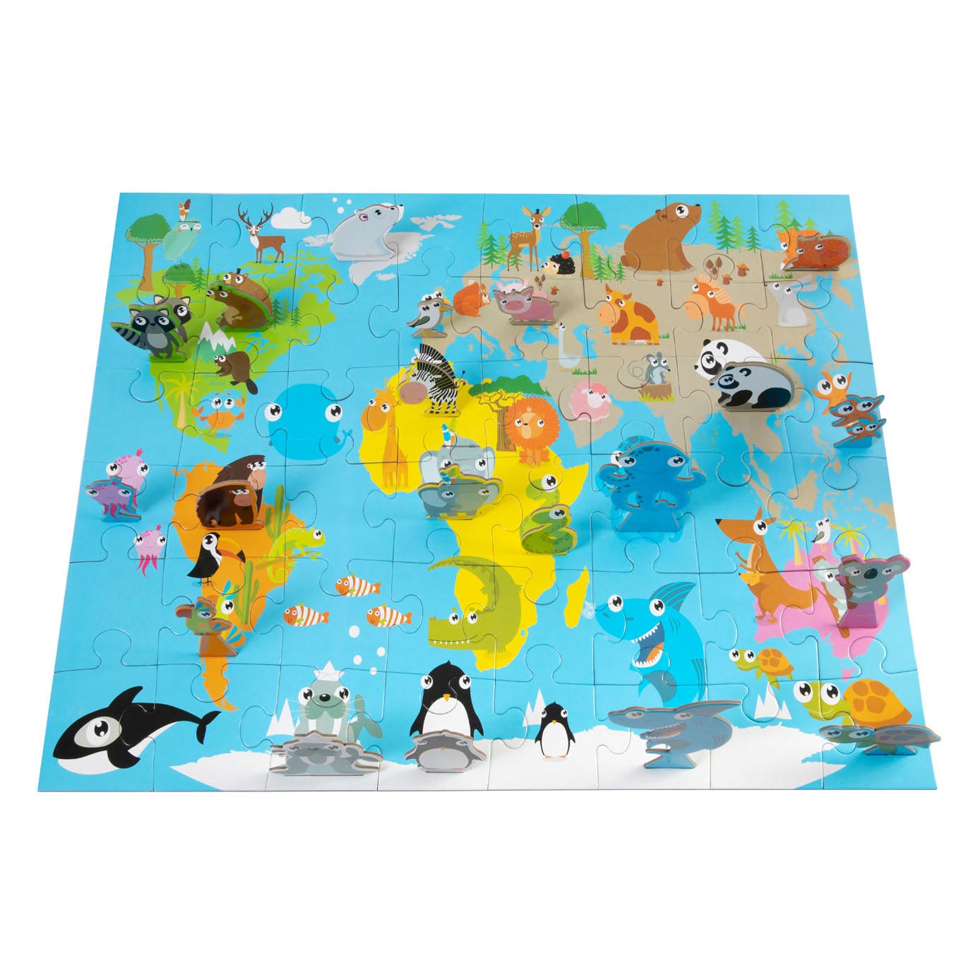 3D -Puzzle -Tiere der Welt (40x50 cm)